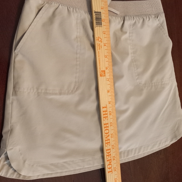 NAUTICA Girls' School Uniform Skort in Khaki - Picture 3 of 3